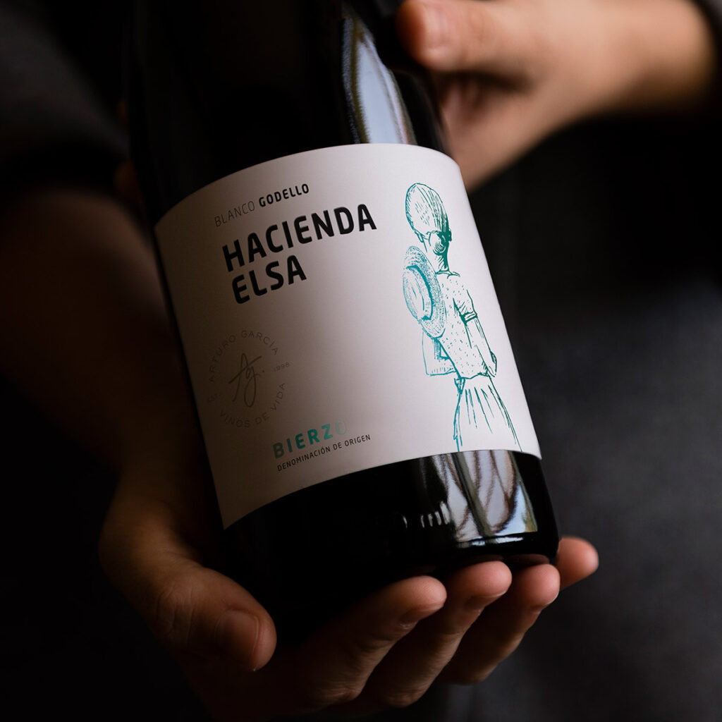 Etiqueta de vino Hacienda Elsa